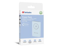 VERBATIM Charge 'n' Go Magnetic Wireless Power Bank 5000mAh niebieski 32242 - 1236526 - zdjęcie 4